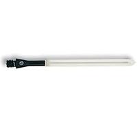 Unicorn Dart Shafts | Slikstik Plus | Anodised Aluminium Adaptor, Durable Nylon Shaft | 3 Stems | White and Black | Short 65.5 mm