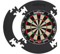 Unicorn Dartboard Backboard Surround | Jigsaw | Heavy-Duty High Density Injection Moulded EVA Plastic | No Fixings Required | Black
