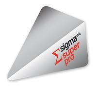 Unicorn Darts Flights | Silver Design | Sigma Pro Shape| Durable 100 Micron Polyester PET