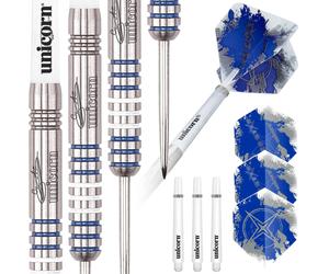Unicorn Darts Mens Silver Star 80 Tungsten Gary Anderson Darts Silver 23 g