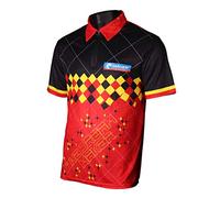 Unicorn Mens Official 2019 Dimitri Van Den Bergh Shirt, Black/Red/Yellow, XXL Tall EU