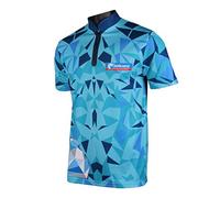 Unicorn Darts Shirt | Authentic Ian 'Diamond' White | Breathable Polyester & Non-Stitch Zip | Blue | XL | To fit chest 43-46 inches