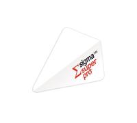 Unicorn Darts Sigma.100 Super Pro Shape Micron Dart Flight - White