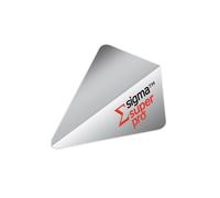 Unicorn Darts Flights | Silver Design | Sigma Pro Shape| Durable 100 Micron Polyester PET