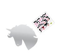 Unicorn Decal Acrylic Mirror Sticker Decorative Removable Wall