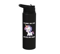 Unicorn Did I Roll My Eyes Out Loud Stainless Steel Insulated Water Bottle
