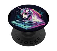 Unicorn DJ Booth for Non-Stop Fun and Music PopSockets Adhesive PopGrip