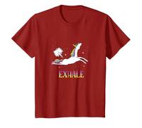 Unicorn do Yoga pose - Exhale T-Shirt