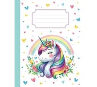 Unicorn Dreams - A Magical Sketch and Write Notebook for Kids: Cute Rainbow Unicorn Sketchbook and Journal for Girls Ages 5-12 | Over 100 Pages | 8.5 ... | Perfect for Writing, Drawing and Doodling