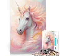 Unicorn Dreams Jigsaw for Teenagers1000 Pieces Mind Boost Game Firm Fit Secure Assembly Bonding Activity for Loved Ones (50x75cm)