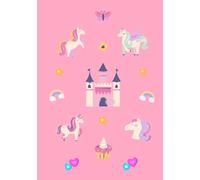 Unicorn Dreams Journal - Magical Pink A5 Lined Notebook with Unicorns & Castle - 90 Pages of Enchantment