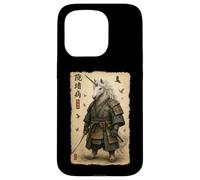 Unicorn Dressed As A Samurai Art Japanese Vintage Case for iPhone 15 Pro