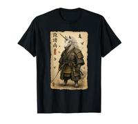 Unicorn Dressed As A Samurai Art Japanese Vintage T-Shirt