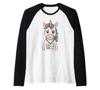 Unicorn Employee Co Worker Girls Men Women Kids Adults Boss Raglan Baseball Tee