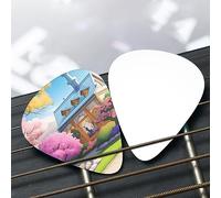 Unicorn Fairy Tale Patterned guitar pick set - (thin/medium/thick), widely compatible with all kinds of stringed instruments,