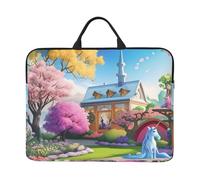 Unicorn Fairy Tale Prints 14-Inch Laptop Sleeve Waterproof And Shockproof Suitable For Office Work Business Trips And Daily Travel.
