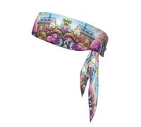 Unicorn Fairy Tale Sport Anti-Sweat and Anti-Slip Hair Bands for Men and Women Workout Running Sports