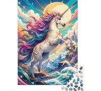 Unicorn Fantasy 1000 Pieces Mini Jigsaw Puzzle for Adults | 70x50cm Cardboard, Living Room Decor, Durable Structure, Birthday Gift, Mind Relaxation