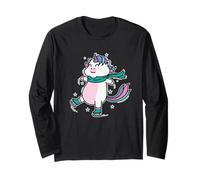 Unicorn Figure Skating Long Sleeve T-Shirt