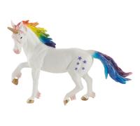 Unicorn Figurine White Rainbow 19x19x12cm Resin Handpainted Fantasy Decor Gift