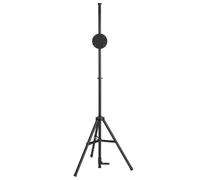 Unicorn Floor-to-Ceiling Dartboard Stand | Stable Tripod Base | Extendable Pole for Ceiling Height up to 2.5 m | Steel with Tough Plastic Knobs | Black