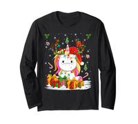Unicorn for Girls Cute Rainbow Magical Unicorn Christmas Long Sleeve T-Shirt