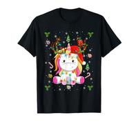 Unicorn for Girls Cute Rainbow Magical Unicorn Christmas T-Shirt