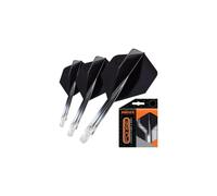 Unicorn Forge Integrated Dart Flights & Shafts | 1 Piece Design for Perfect 90 Fin Angle | Lightweight Tough Polymer | Plus Shape & Standard 2BA Thr