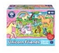 Orchard Toys Unicorn Friends Jigsaw Puzzles for Kids - 50-Piece Unicorn Puzzle for 4+ Year Olds with Giant Poster and Learning Guide - Unicorn Gifts for Girls, Boys, Toddlers, Children - Age 4-7 years