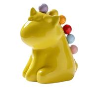 Unicorn Fruit Fork Holders: Where High - Temperature Craftsmanship Meets Adorable Versatility! Ideal For Gifting Or Self - Use, These Sturdy Cuties Keep Your Snack Time Fun And Organized (yellow)