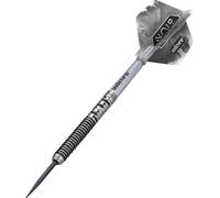 Unicorn Steel Tip Darts Set | Gary 'The Flying Scotsman' Anderson Noir Organic Phase 5 | 90% Tungsten Barrels with Black Titanium Coating | 24 g