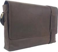 UNICORN Genunine Leather 16.4" laptop bag Messenger Brown #9F