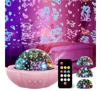 Unicorn Gifts For Girls Boys,360° Projector for Bedroom Baby Girl Gift with Remote Control Unicorn Night Light Toys for 3 4 5 6 7 Year Old Boys Girl Gifts Birthday&Christmas Decoration[Energy Class G]
