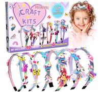 Unicorn Gifts for Girls - Craft Kits for Kids 5-12 | Gifts for 5 6 7 8 Year Old Girls | Hair Accessories Making Set | That Allows Girls to Make Their Own Unique DIY Unicorn Toys Hair Accessories