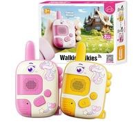 Unicorn Gifts for Girls - Walkie Talkies Girls Boys Toys Age 3 4 5 6 7 8 Toys for 3 4 5 6 7 8 Year Old Boys Walkie Talkies for Kids Long Range for Outside Adventures Camping Easter Birthday Gifts