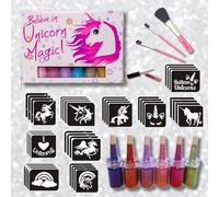 Unicorn Glitter Tattoo Kit for kids sparkly and fun