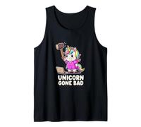 Unicorn Gone Bad Funny Tech Office Humor Tank Top