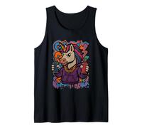 Unicorn Graffiti Urban Street Art Fantasy Animal Tank Top