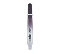 Unicorn Dart Shafts | Gripper 4 Two-Tone | Durable Polycarbonate | 3 Stems | Black Gradient | Medium 41.0 mm