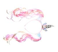 Unicorn Headband Hair Extensions Costume Party Accessory for Girls