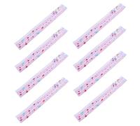 Unicorn Height Chart Sticker 10pcs Pink Cartoon Wall Decal