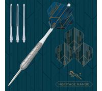 Unicorn Steel Tip Darts Cliff Lazarenko Heritage 90% Tungsten 24 g Laser-etched U Logo Silver