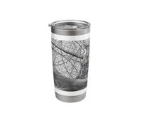 Unicorn Horn Mythical Horse Creature Spherical Space Circles Stainless Steel Insulated Tumbler