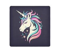 Unicorn Horse Camera Wrap Cloth, Squares Magic Self-Adhesive Cloth for Lens Camera Anti-Scratch Lens Protector Makeup Wrap Cloth Bag 13.8" x 13.8"