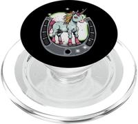 Unicorn Horses Girls Unicorns Children's Horseshoe PopSockets PopGrip for MagSafe