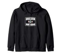 Unicorn Hunt Squad Polyamory Couple Polyamorist Poly Pride Zip Hoodie