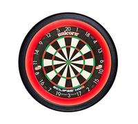Unicorn Illuminated Dartboard Backboard Surround | Solar 2 | 360 Degrees Non-Glare Lighting | Fits any Standard Dartboard in Black Unicorn Black