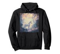 Unicorn In An Enchanted Forest Pullover Hoodie
