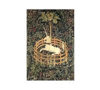 Unicorn in Captivity Canvas Art Poster And Wall Art Picture Print Modern Family Bedroom Decor Unframe 24x36inch(60x90cm)