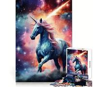 Unicorn in Nebula And Star 1000 Adult Pieces Jigsaw Puzzle Boost Memory Time Well Spent Quality Cut (50x75cm)